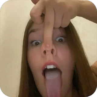 🖕 emoji оля пися Telegram sticker 5 of 43