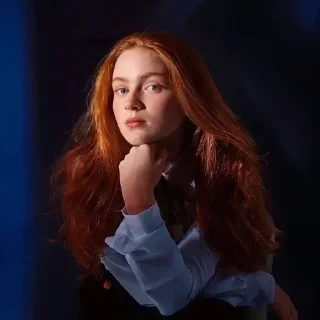 💙 emoji Sadie Sink Telegram sticker 11 of 71
