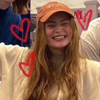 ❤️ emoji Sadie Sink Telegram sticker 1 of 71