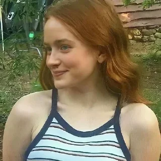 💙 emoji Sadie Sink Telegram sticker 22 of 71
