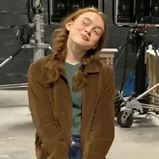🤎 emoji Sadie Sink Telegram sticker 4 of 71