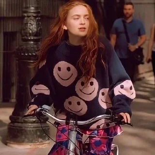 💜 emoji Sadie Sink Telegram sticker 9 of 71