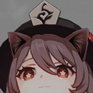 Sticker from ху тао солнце @me0wxww