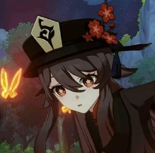 Sticker from ху тао солнце @me0wxww