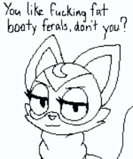 Sticker from Furry status: shitpost