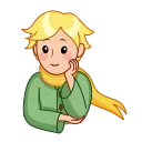Sticker from The Little Prince