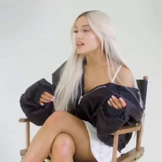 Sticker from Ariana Grande platinum by @bluebanesters