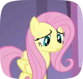 Sticker from Fluttershy : by RAT(Полиночка)