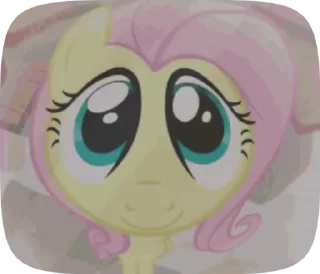 Sticker from Fluttershy : by RAT(Полиночка)