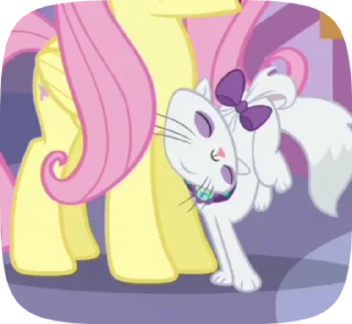 Sticker from Fluttershy : by RAT(Полиночка)