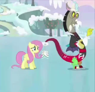 Sticker from Flyttershy and Discord