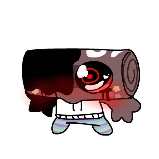 Sticker from Dandy's World silly twisteds.