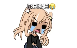 Sticker from gacha lifki
