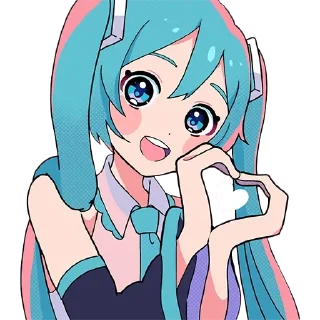Sticker from Hatsune Miku