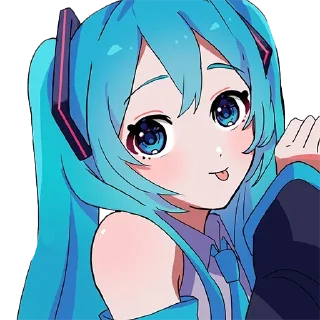 Sticker from Hatsune Miku