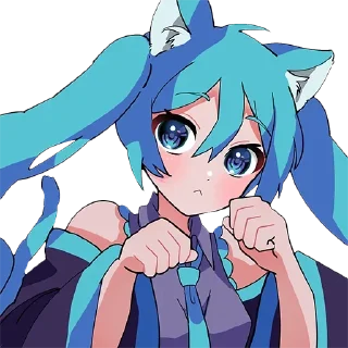 Sticker from Hatsune Miku