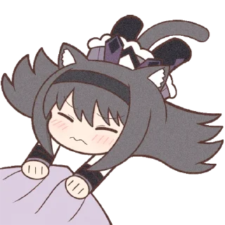 Sticker from Homura Akemi Neko || @cirnovarenie
