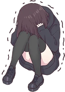 Menhera-chan Animation ENG :: @line_stickers sticker 2