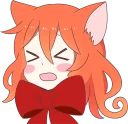 😣 emoji A Magic Cat Girl Telegram sticker 21 of 40