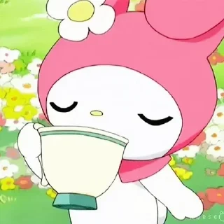 🐰 emoji My melody @nikiikor Telegram sticker 1 of 55