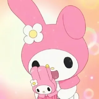 🐰 emoji My melody @nikiikor Telegram sticker 11 of 55