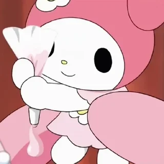 🐰 emoji My melody @nikiikor Telegram sticker 14 of 55