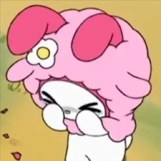 🐰 emoji My melody @nikiikor Telegram sticker 24 of 55