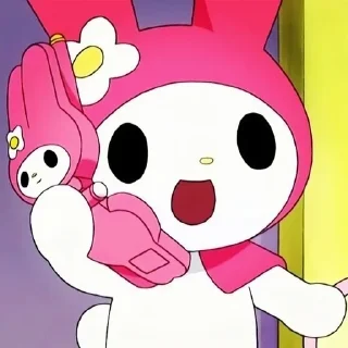 🐰 emoji My melody @nikiikor Telegram sticker 4 of 55