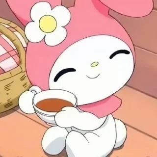 🐰 emoji My melody @nikiikor Telegram sticker 3 of 55