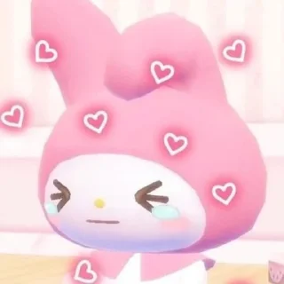 🐰 emoji My melody @nikiikor Telegram sticker 17 of 55