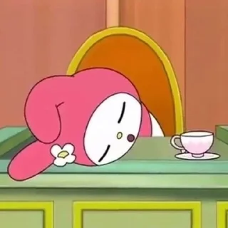 🐰 emoji My melody @nikiikor Telegram sticker 22 of 55