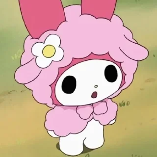 🐰 emoji My melody @nikiikor Telegram sticker 23 of 55