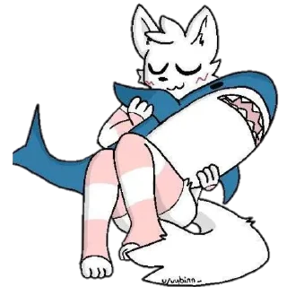 🦈 emoji Фембои тут - @femboybase | @mxaiw_red - автор 5/12 Telegram sticker 2 of 120