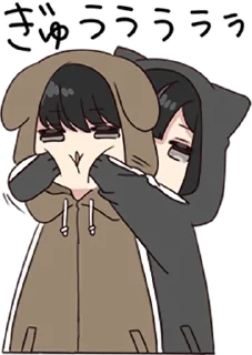 😮 emoji Yurudara-chan.2.5 • @punipuni_stickers Telegram sticker 24 of 40