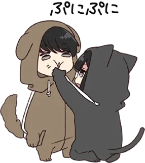 😧 emoji Yurudara-chan.2.5 • @punipuni_stickers Telegram sticker 22 of 40