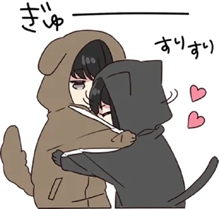 🤗 emoji Yurudara-chan.2.5 • @punipuni_stickers Telegram sticker 9 of 40