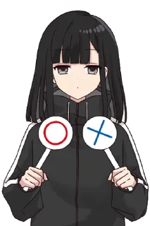Sticker from @dangokimochi Yurudara-chan & Yurudara-kun