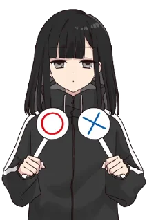 Sticker from @dangokimochi Yurudara-chan & Yurudara-kun