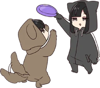 🥏 emoji Yurudara-chan.2.5 • @punipuni_stickers Telegram sticker 18 of 40