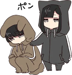 😞 emoji Yurudara-chan.2.5 • @punipuni_stickers Telegram sticker 7 of 40