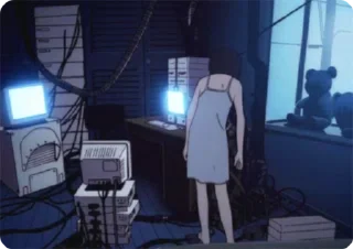 🧠 emoji experiments lain @idinah2u Telegram sticker 9 of 28
