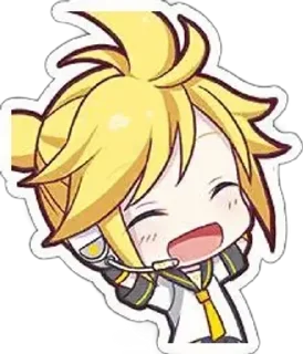 Sticker from -: ✧ :-゜len kagamine・．