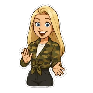 👋 emoji Царевна в здании Telegram sticker 7 of 30