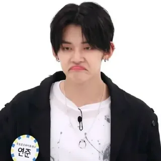 😒 emoji ● Чхве Ёнджун ● ➡️ @Ctikerubot Telegram sticker 7 of 63