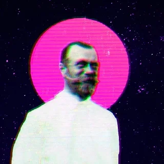 Sticker from White Wave
