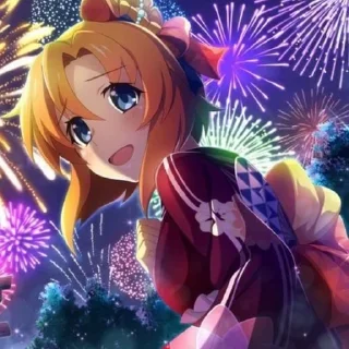 Sticker from Higurashi no Naku Koro ni