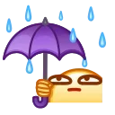 ☔️ emoji Kawaii Emoji 2 @xkysluv Telegram sticker 11 of 30