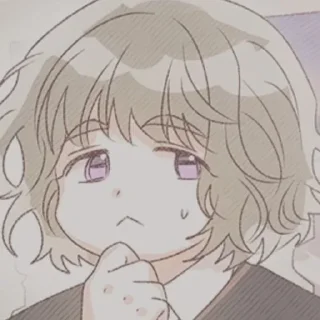 🤔 emoji Боми лучшая девочка (´∩｡• ᵕ •｡∩`) Telegram sticker 18 of 42