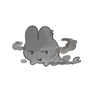 🙁 emoji @heikewwjj —люяо, художник: 因为这里是魍魉乐园 on weibo Telegram sticker 12 of 14