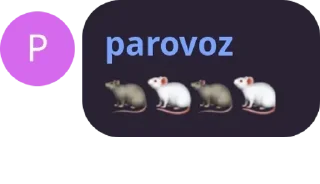 🐀 emoji Chat pack by @QuotLyBot Telegram sticker 7 of 54